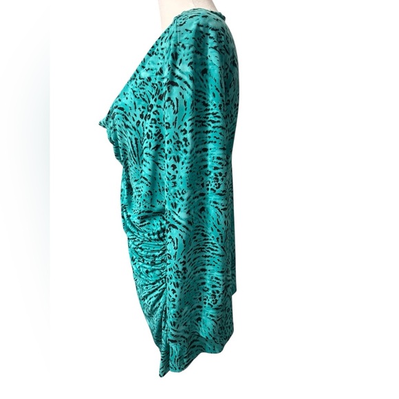 Chaus stretchy cowl neck with rutching on sides Women’s size XL - Picture 7 of 9